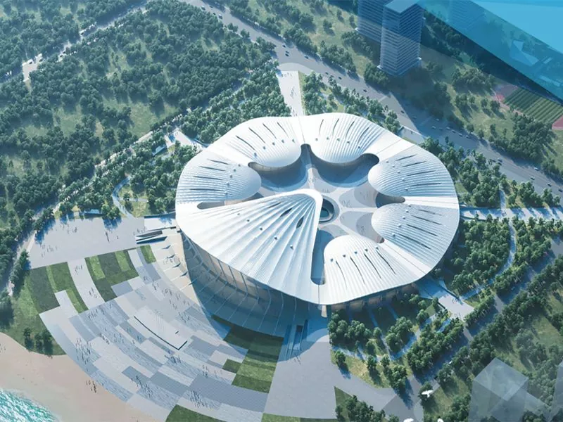 Iyo Simbi Yakamisikidzwa Exhibition Hall Inoburitsa Sei Kukurumidza Kuvaka uye Yekutanga Muenzi Chiitiko?